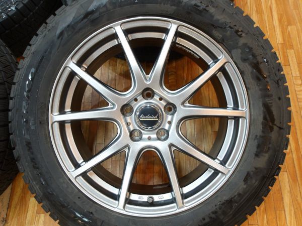 O 送料無料 美品 スタッドレス 4本セット 18インチ 5H114.3 7J+50 ピレリ 225/60R18 アウトバック CR-V CX-5 CX-8 エスクードの画像5