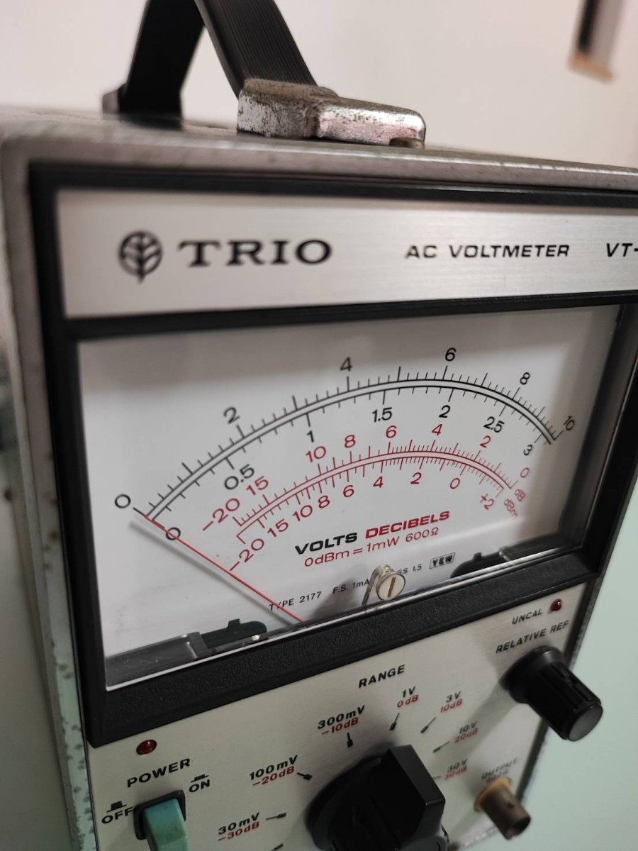 TRIO VOLTMETER VT-121 電圧計_画像4