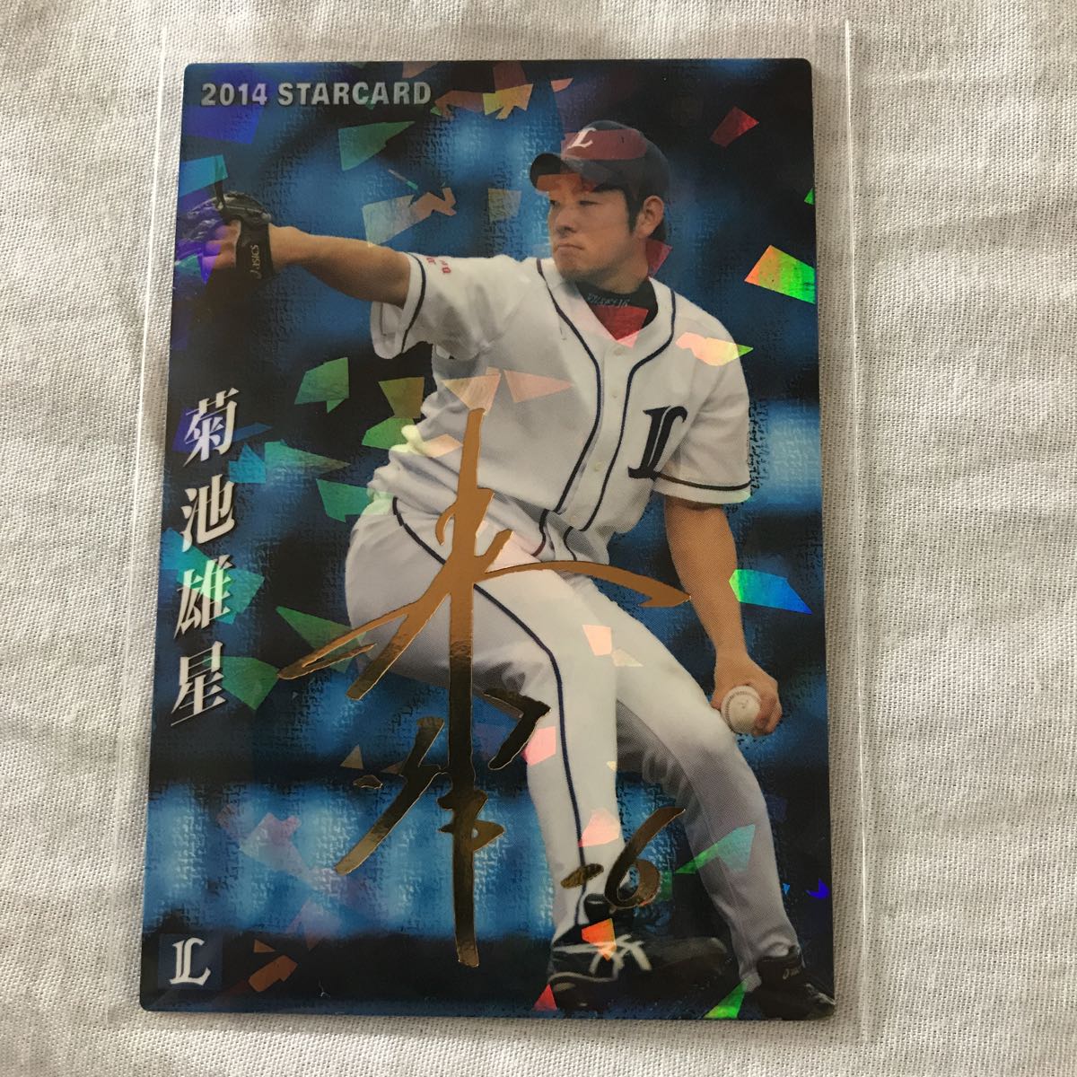 カルビー プロ野球チップス 西武ライオンズ 菊池雄星 金箔サイン カルビー プロ野球チップス 西武ライオンズ 菊池雄星 金箔サイン