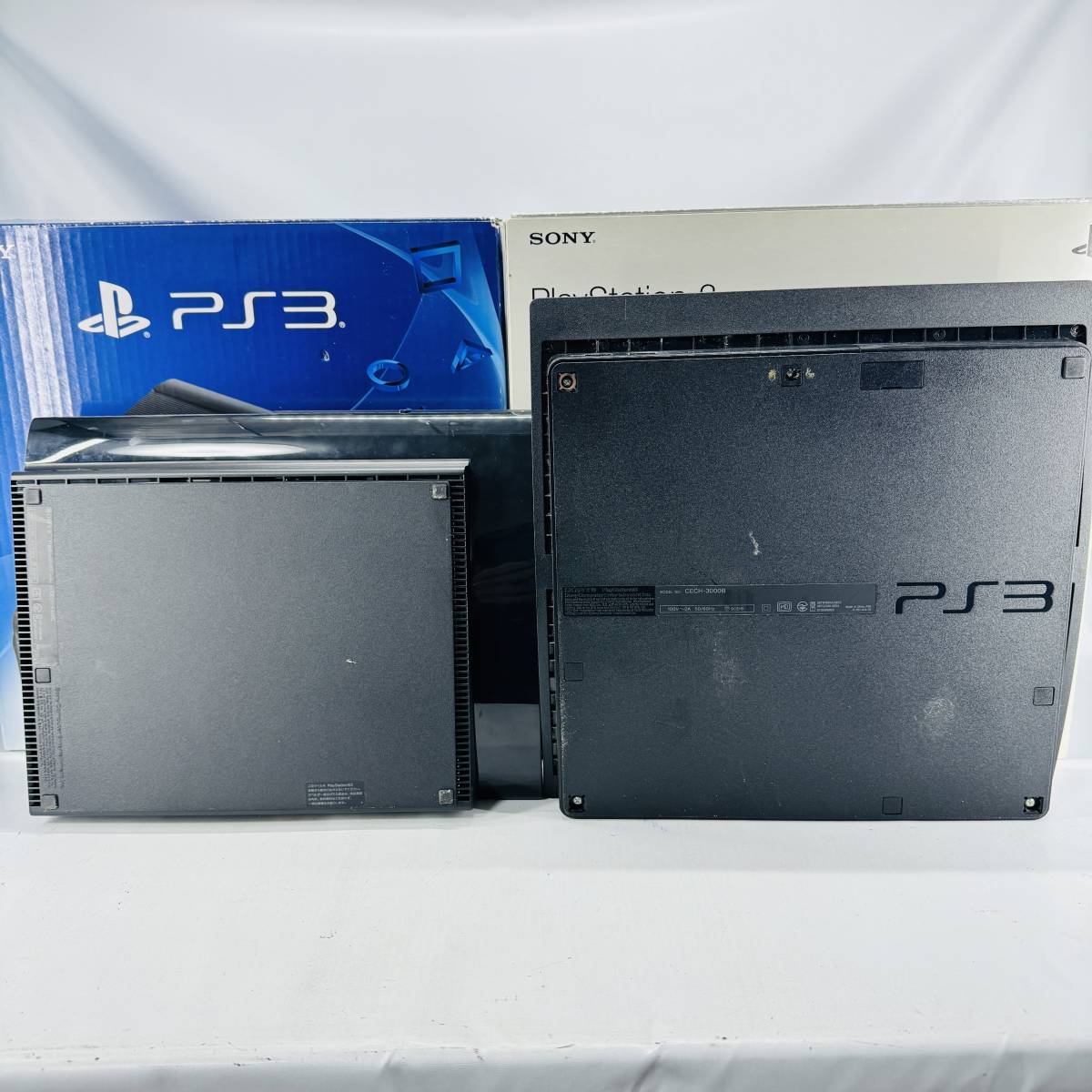 1円　ジャンク　PS3本体 PS3 SONY プレステ3 合計2台 CECH-4300c CECH-3000b_画像4