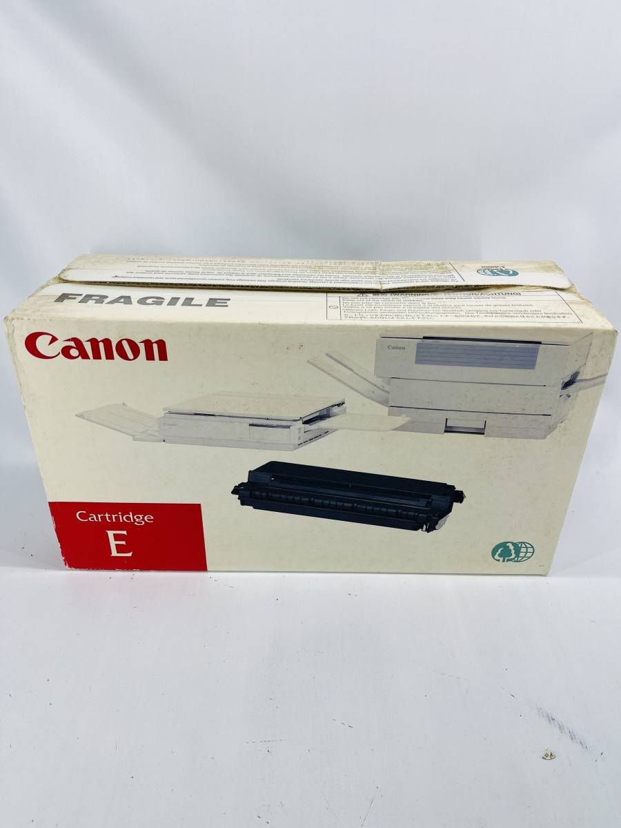 【1円～】★Canon キャノン 純正 カートリッジ E ブラック　CRG-EBLK　長期保管品　未使用_画像1