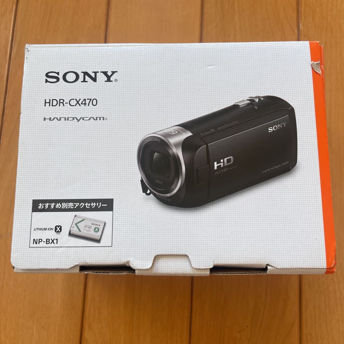 展示品　SONY ソニー ビデオカメラ Handycam HDR-CX470 ホワイト _画像1