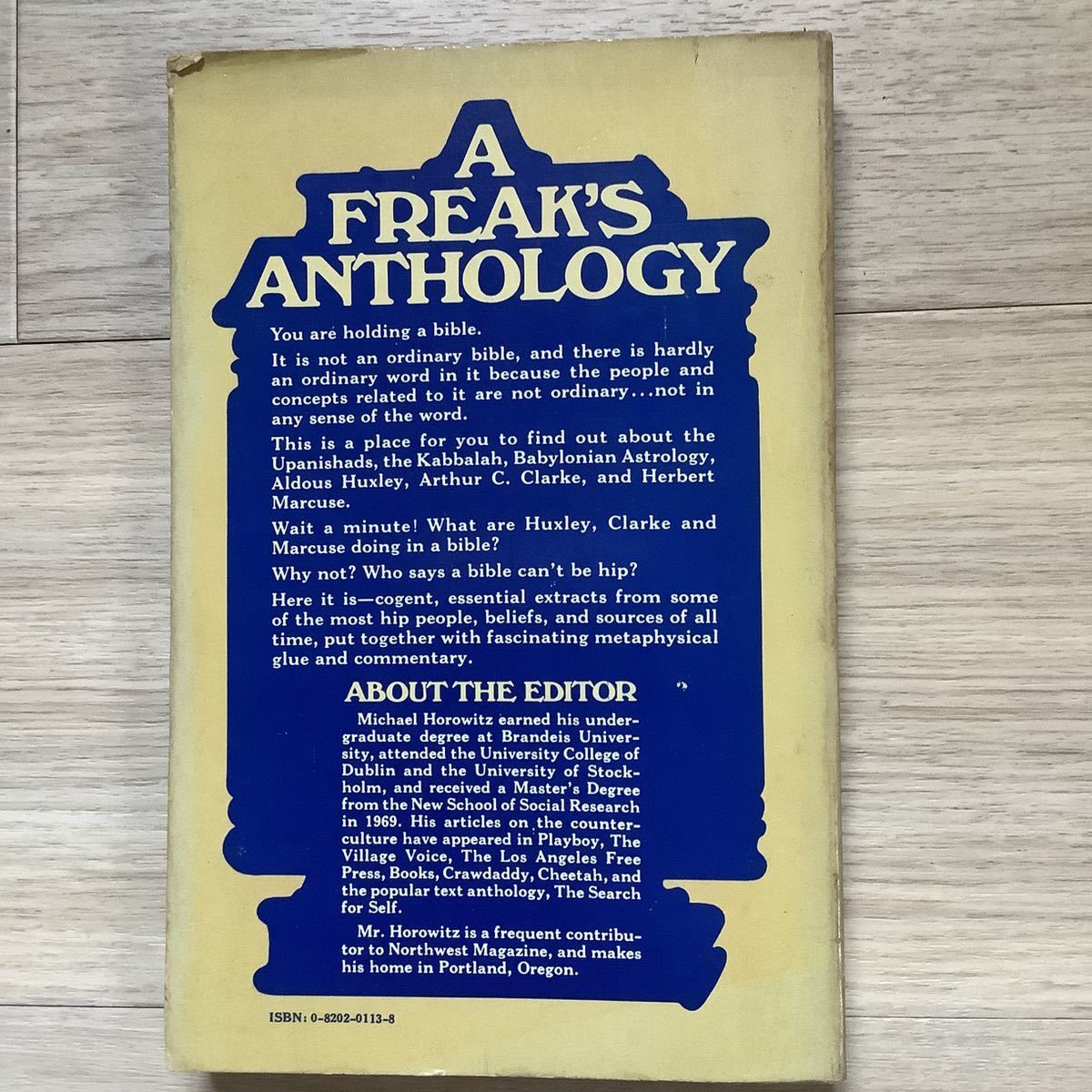 S【洋書】ヒッピー向けのガイド本？A FREAK’S ANTHOLOGY_画像3