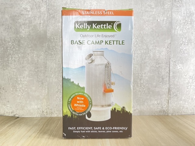 未使用 KellyKettle BASECAMPKETTLE 1.6L ステンレス ケリーケトル ベースキャンプ アウトドア キャンプ /64516_画像2