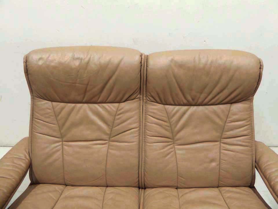 #EKORNES eko -nes# -stroke less less Buckingham Buckingham original leather 2 seater . high back li Klein g sofa 