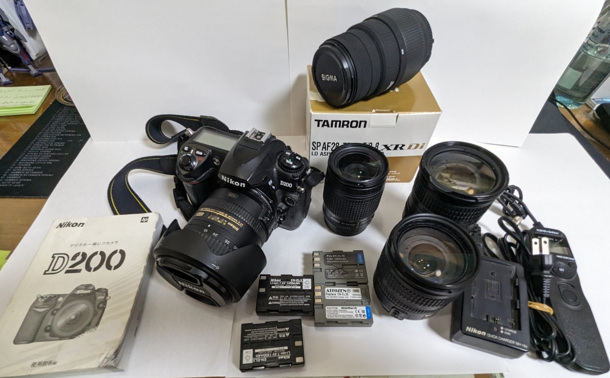 Nikon デジタル一眼カメラD200 交換用レンズ等セット(ニコン)|売買