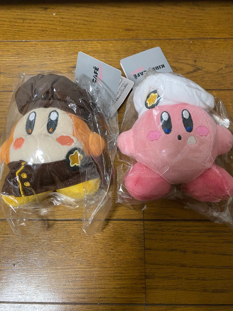 東京駅　カービィカフェ　KIRBY CAFE petit 限定マスコット、ルームキーホルダー　カービィとワイルディ