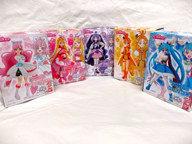 ひろがるスカイ！プリキュア 5 キューティー フィギュア キュア スカイ プリズム ウィング バタフライ マジェスティ BANDAI Precure Figure_画像6