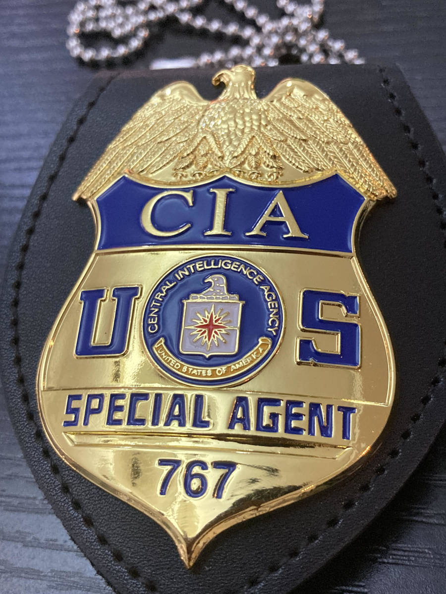 ポリスバッジ CIA US 番号767　レプリカ アメリカンポリス_画像1