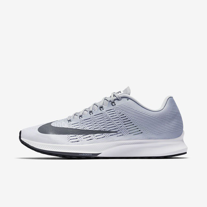 新品 NIKE ナイキ 26.0cm エア ズーム エリート ホワイト/グレー AIR ZOOM ELITE 9 ランニング 定価14,040円 863769-100_画像3