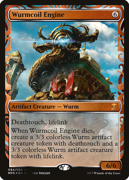 MTG ■無/英語版■ 《ワームとぐろエンジン/Wurmcoil Engine》★FOIL★ Kaladesh Inventions MPS_画像1