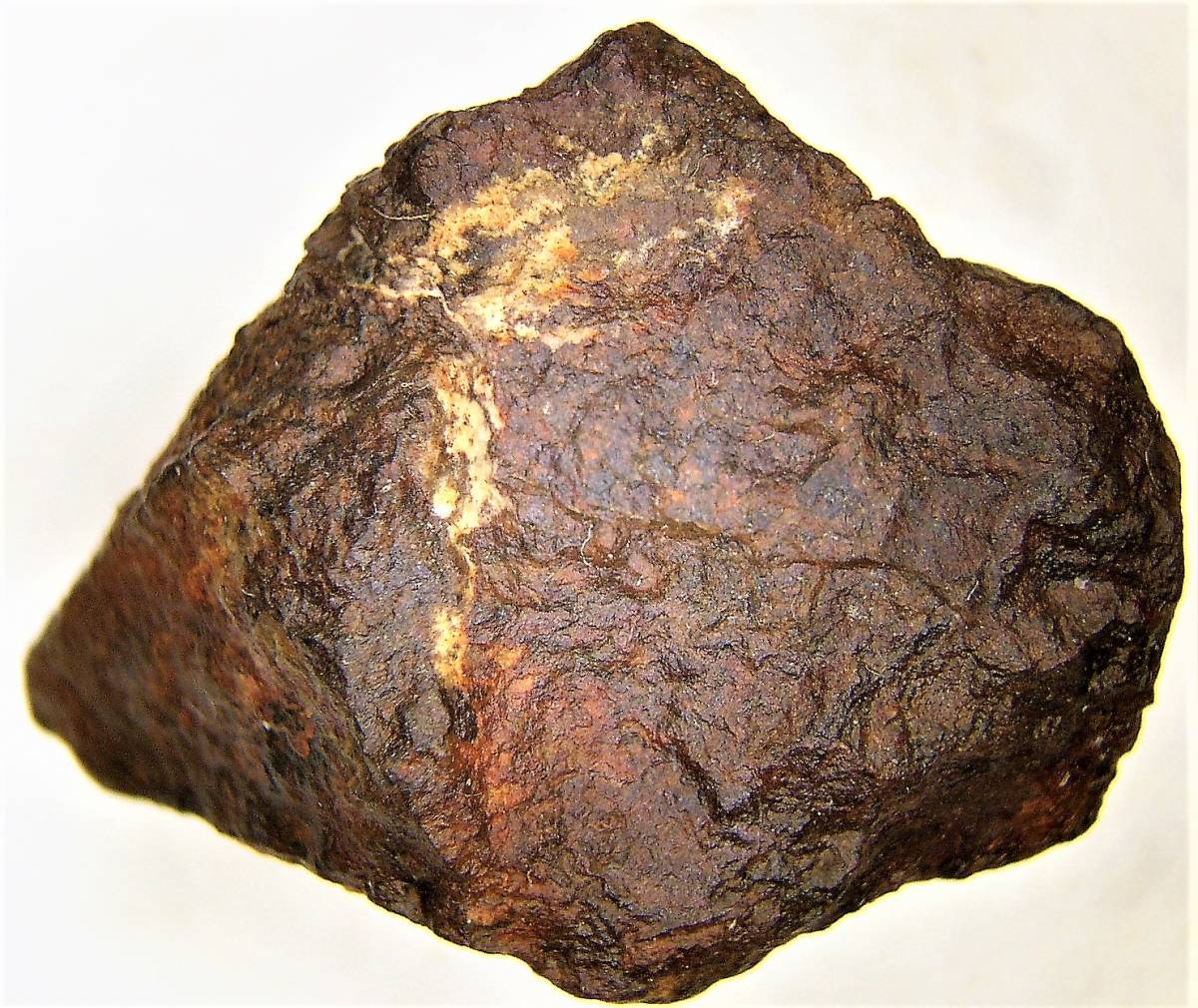 石質隕石　コンドライト　ボタン型磁石＋説明付（Ｂ）_画像1