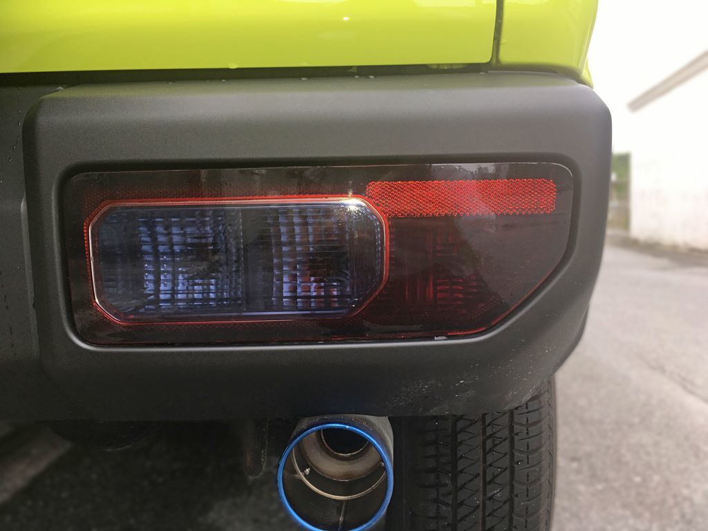Tint+ repeated use is possible Jimny JB64W tail lamp smoke film 64