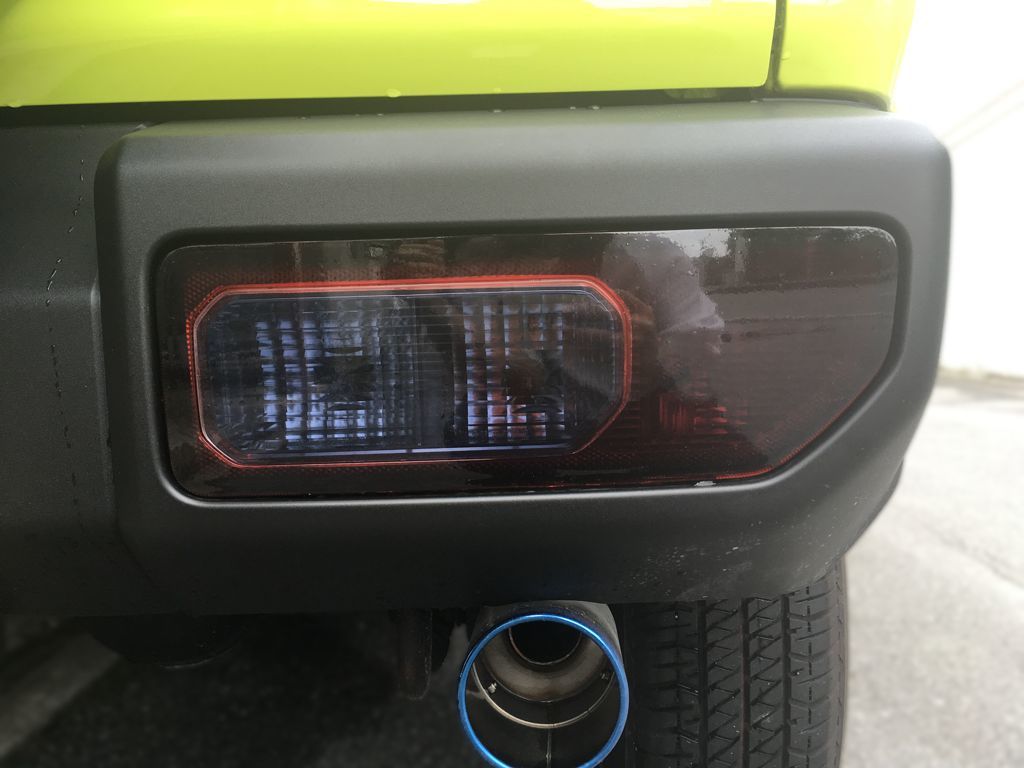 Tint+ repeated use is possible Jimny JB64W tail lamp smoke film 64