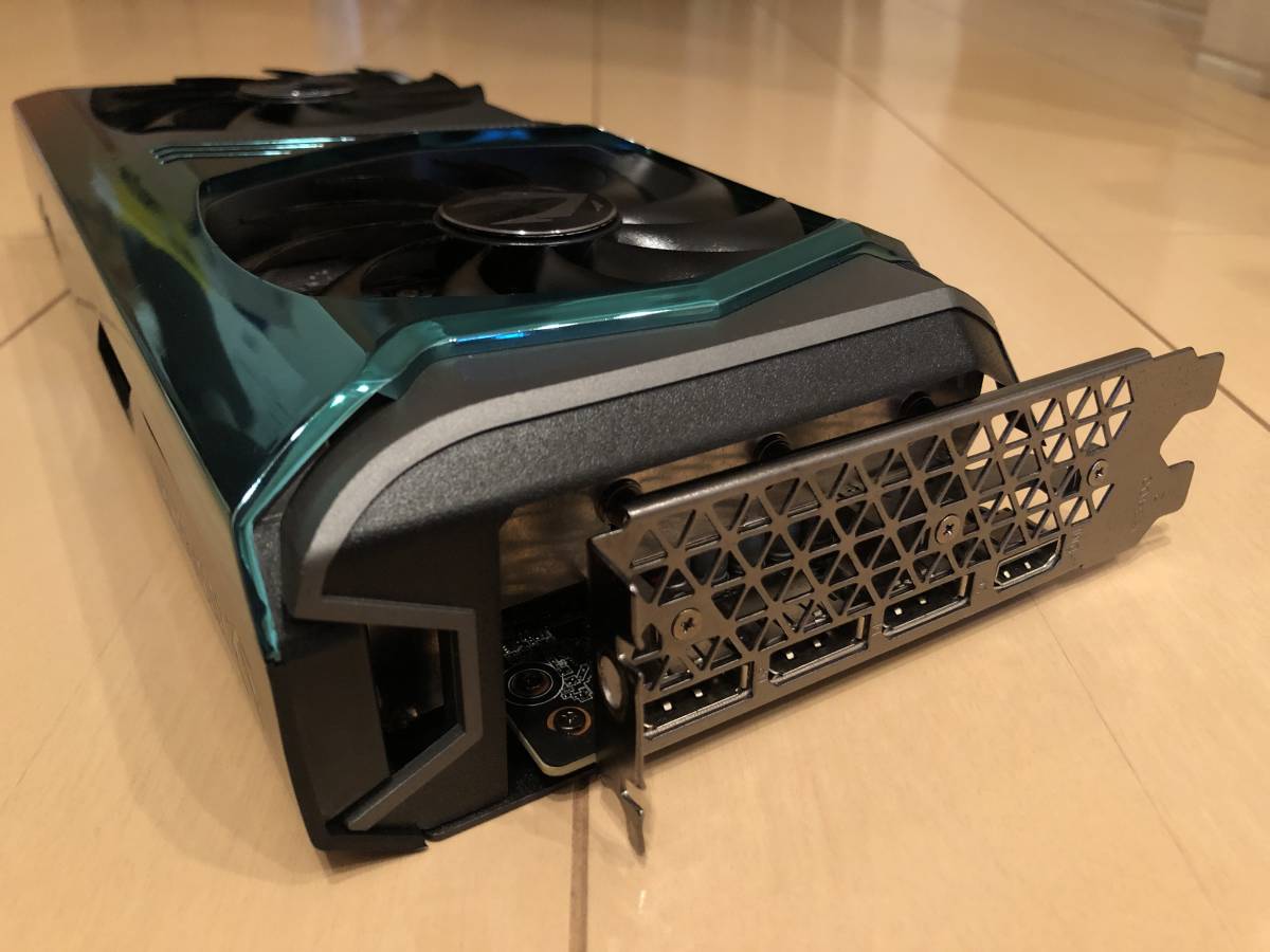 【1円～ 送料無料】ビデオカード ZOTAC RTX 3070 AMP Holo ZT-A30700F-10P ※通電して光りましたがファンが回らず液晶映りませんでした_画像5