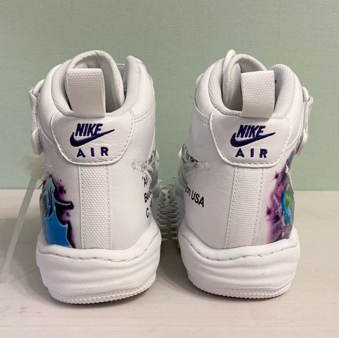 Off-White × Nike Air Force 1 Mid Graffiti 27 5cm オフ Off-White × Nike Air Force 1 Mid Graffiti 27 5cm オフ