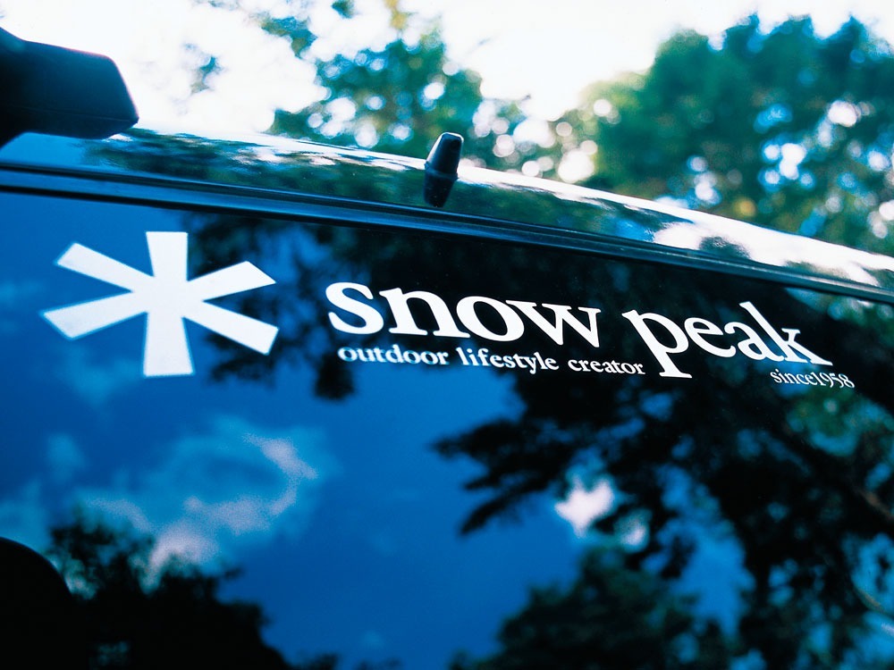 新品　大きいサイズ【送料無料】snow peak スノーピーク ロゴ ステッカー アスタリスク　NV-004　_画像1