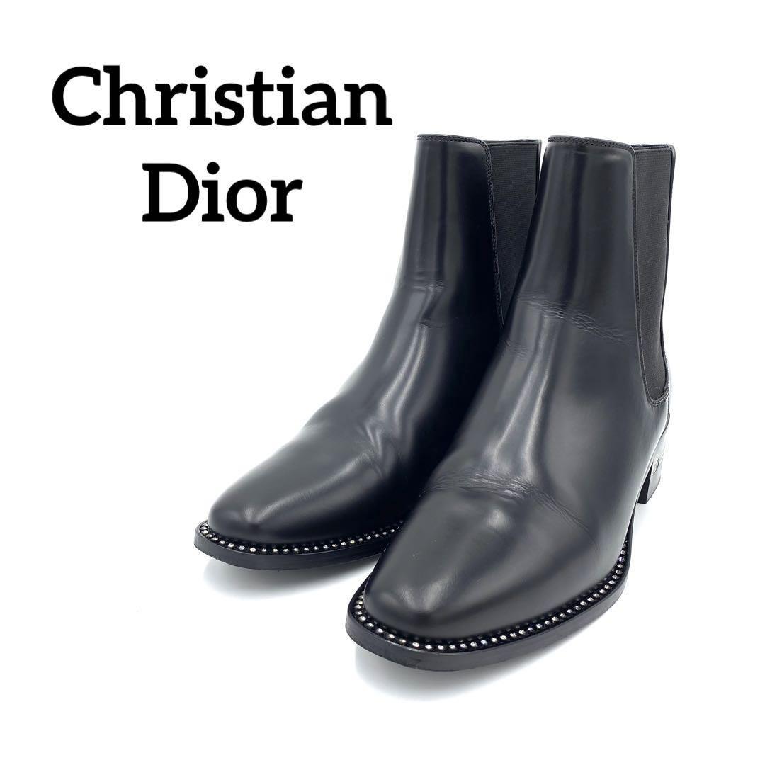 『Christian Dior』ディオール (36) サイドゴアブーツ_画像1