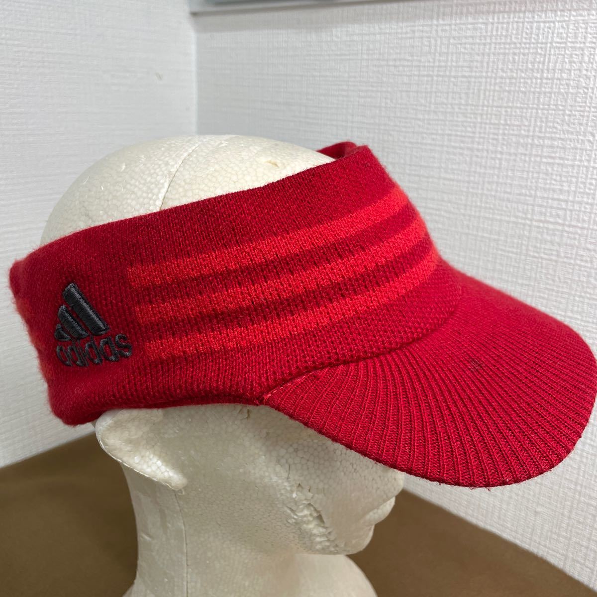 【秋・冬ゴルフに！】adidas ニットサンバイザー アディダス テーラーメイド ニット帽 GOLF ゴルフ_画像1