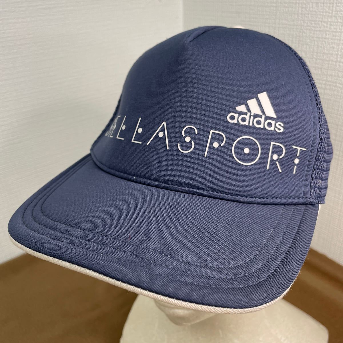 adidas STELLASPORT キャップ アディダス 帽子 ロゴ 古着 アメカジ スポーツ ステラスポーツ_画像1