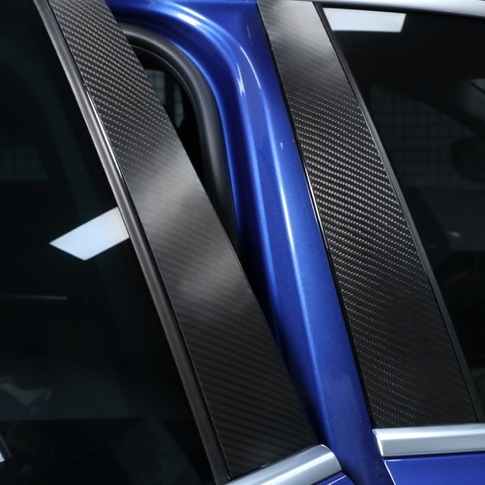 BMW G20用 カーボン製 ウインドウ パネル カバー ピラー サイド トリム フレームの画像5