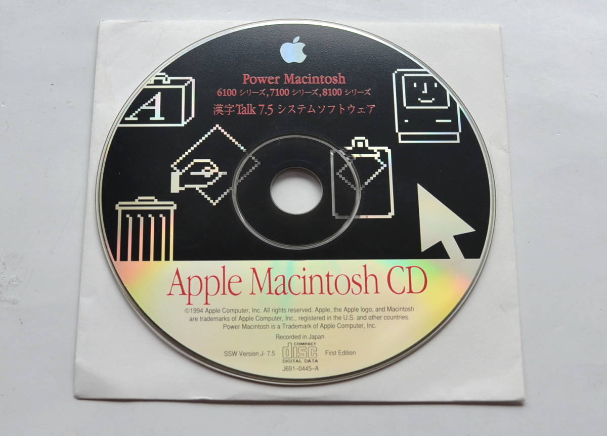 Power Macintosh 6100 7100 8100 серии иероглифы Talk7.5 + MacOS выше данные др. 