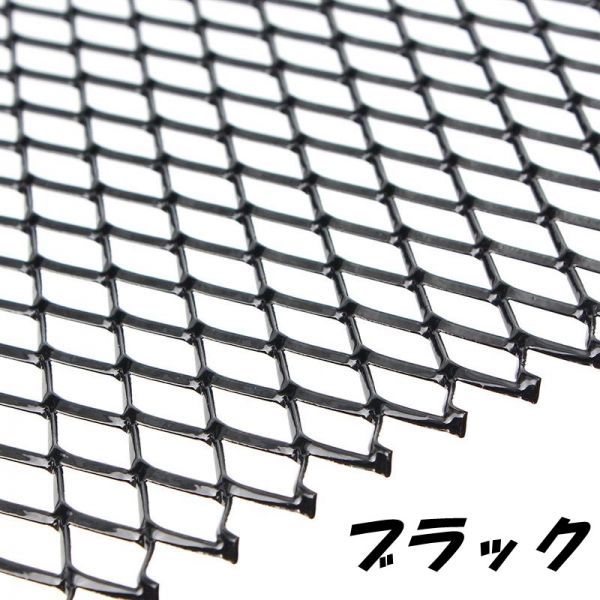 1円スタート！アルミ製メッシュグリルネット レッド 120ｃｍ×30ｃｍ大判サイズ メッシュネット車バイクエアロ加工 自動車用グリル網_画像3