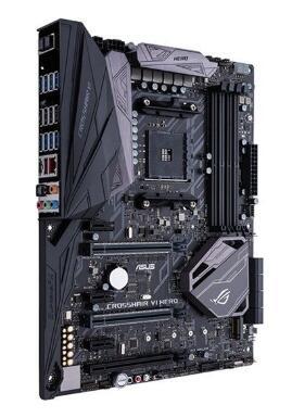 美品 ASUS CROSSHAIR VI HERO マザーボード AMD X370 AM4 ATX メモリ最大64G対応