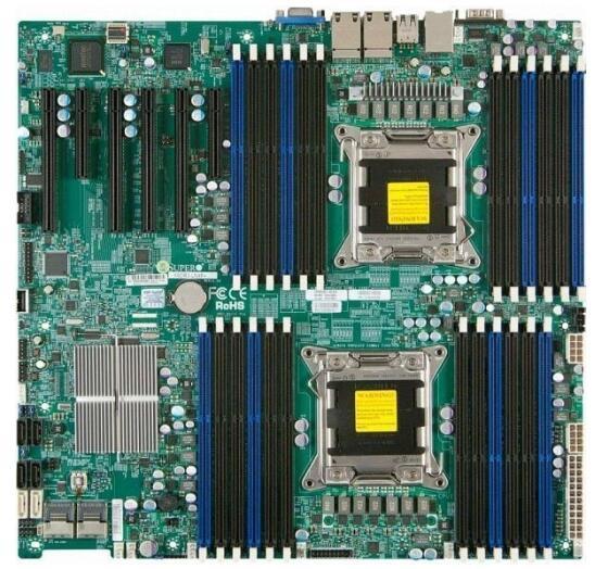中古品 SUPERMICRO X9DRI-LN4F+【 E-ATX マザーボード】Intel C602 LGA 2011 Xeon E5-2600 E5-2600V2 対応