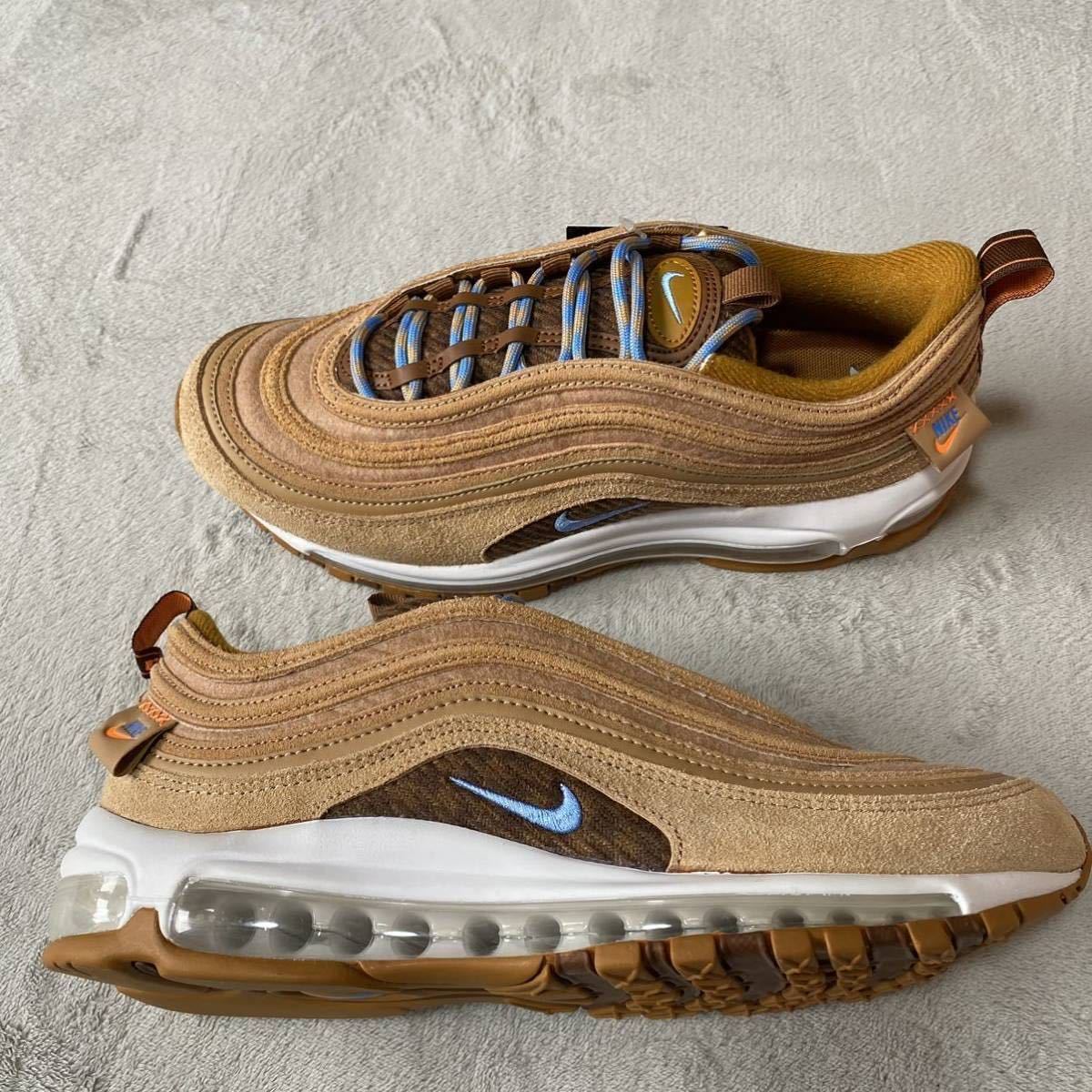 新品 NIKE AIR MAX 97 SE エア マックス Teddy Bear Parline エアマックス テディベア スウェード メンズ 茶色 正規品 26.5 US8.5 タグ付き_画像7