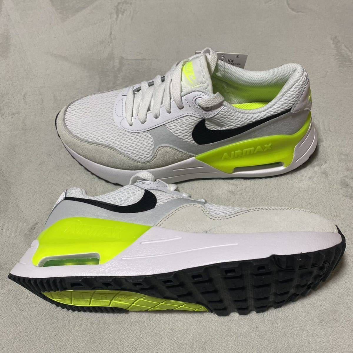 新品 NIKE WMNS AIR MAX SYSTM ナイキ ウィメンズ エア マックス システム 正規品 27.5 US10.5 黒タグ付き 箱無し スニーカー_画像2