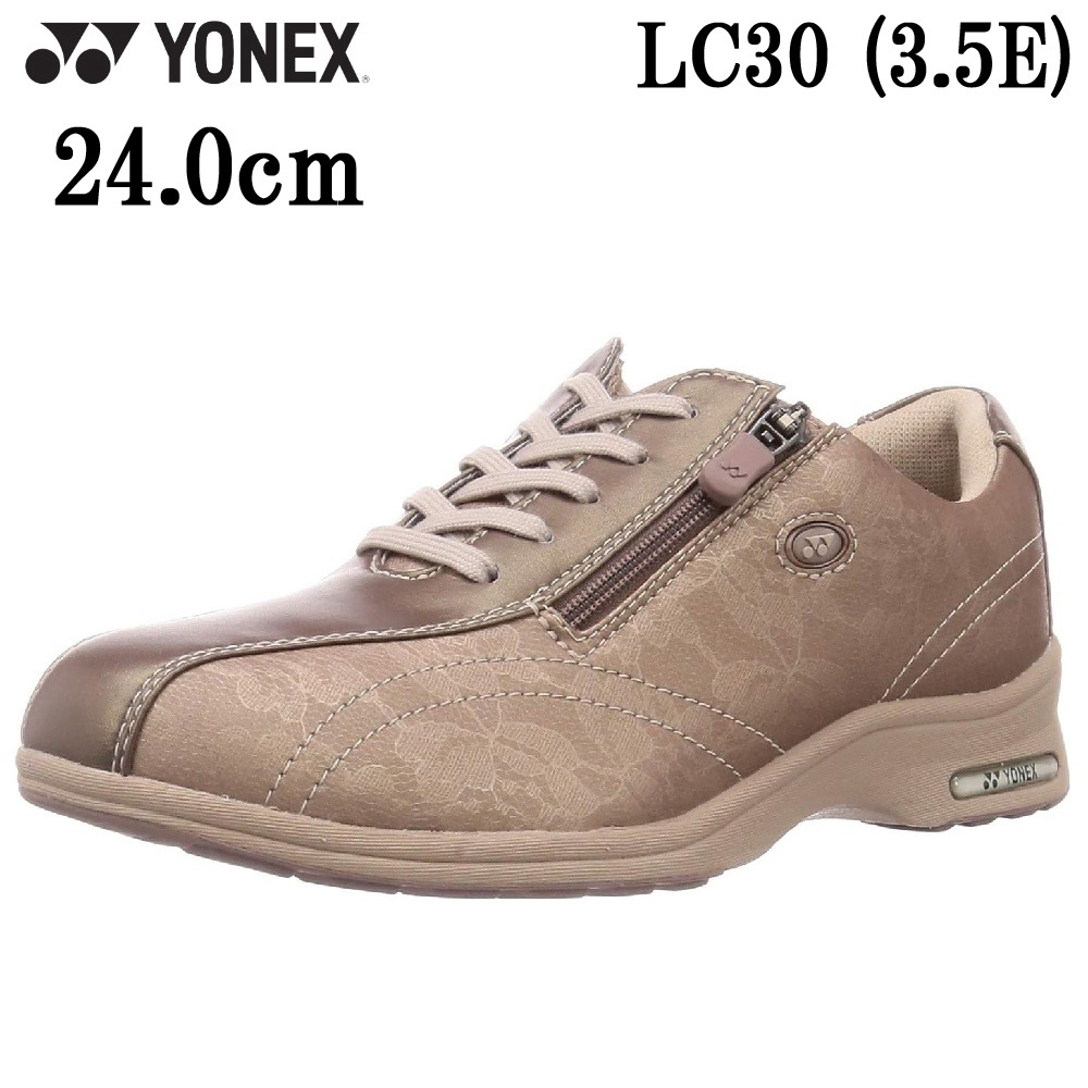 LC30 レースPRZ 24.0cm ヨネックス ウォーキングシューズ レディース 靴 3.5E YONEX パワークッション SHWLC30 婦人 軽量ファスナーの画像1