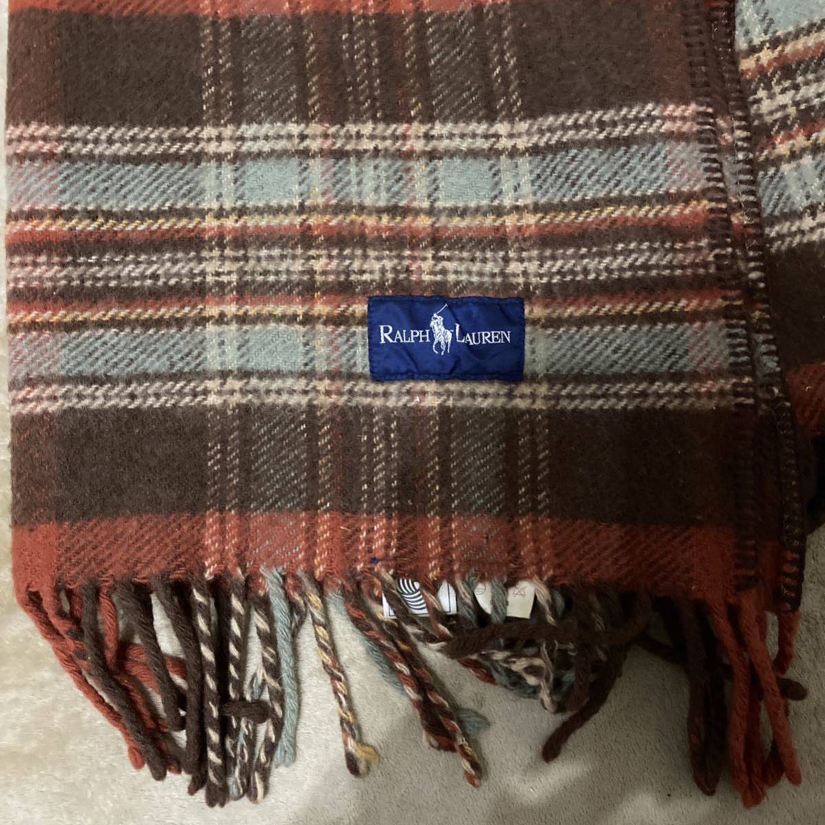 RALGH LAUREN Ralph Lauren muffler blanket 