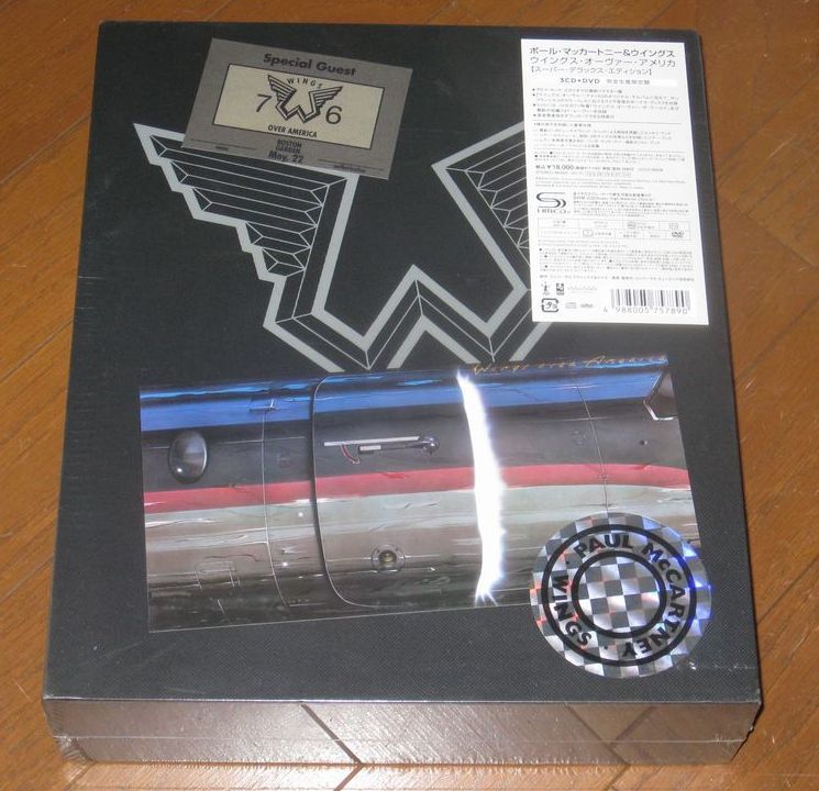 完全生産限定盤！ポールマッカートニー・3SHM-CD & DVD・「ウイングス・オーヴァー・アメリカ / スーパー・デラックス・エディション」_画像1