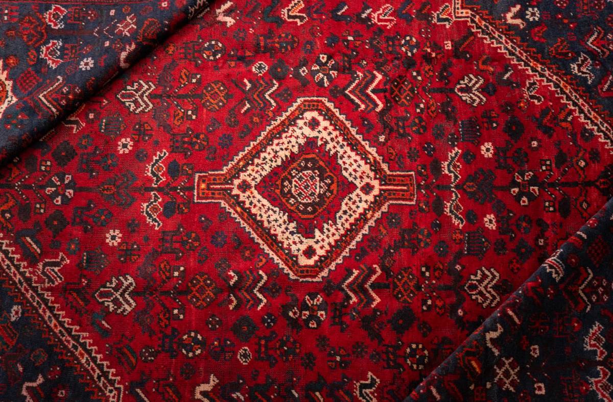 ￥85,000→￥48,000 スペシャル価格 290×185cm 手織り 絨毯 カーペット ヴィンテージ ラグ ペルシャ絨毯_画像1