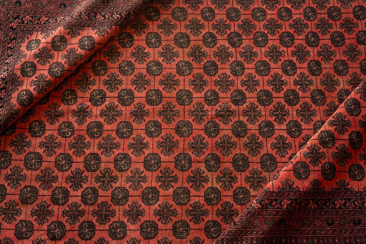 ￥82,000→￥43,000 スペシャル価格 275×200cm 手織り 絨毯 カーペット ヴィンテージ ラグ ペルシャ絨毯_画像1