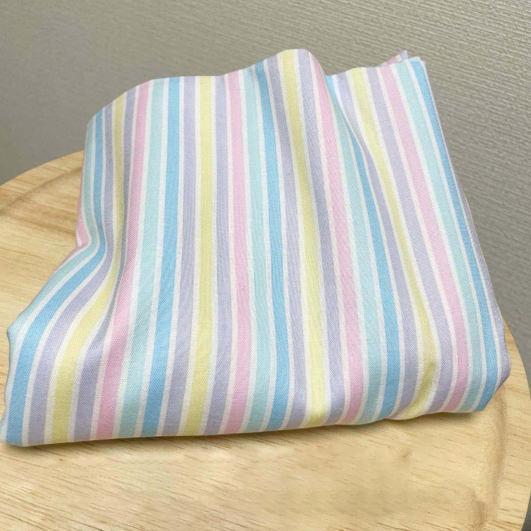 50cm dream lovely pastel color. stripe pattern si- chin g cloth flap cloth * girl ....