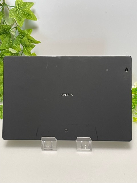 ソニー Xperia Z4 Tablet SOT31 au SIMロック解除済☆ 判定〇 ブラック★ SO-05G同型 OS7.0アップデート済★ A5209_画像3