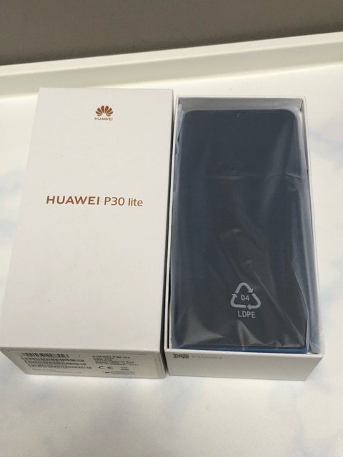 新品 未使用品☆ SIMフリー HUAWEI P30 lite 64GB ピーコックブルー MAR-LX2J 楽天 Android 付属品完備 送料無料！_画像3