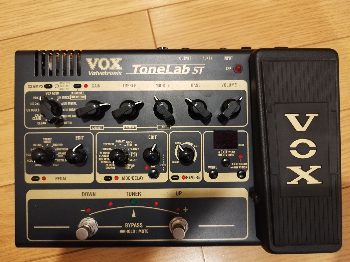 お得！　VOX Tone Lab ST　ヴォックス マルチエフェクター真空管_画像6