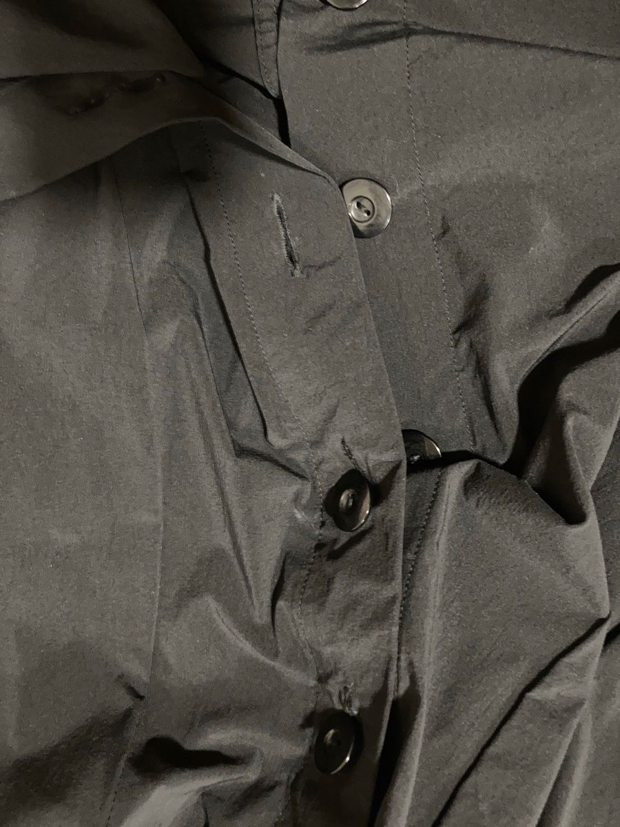 Joy Alpine ジョイアルピーヌ ロング 長袖 スプリング ジャケット コート(used・普通使用感)Mサイズ、ブラック