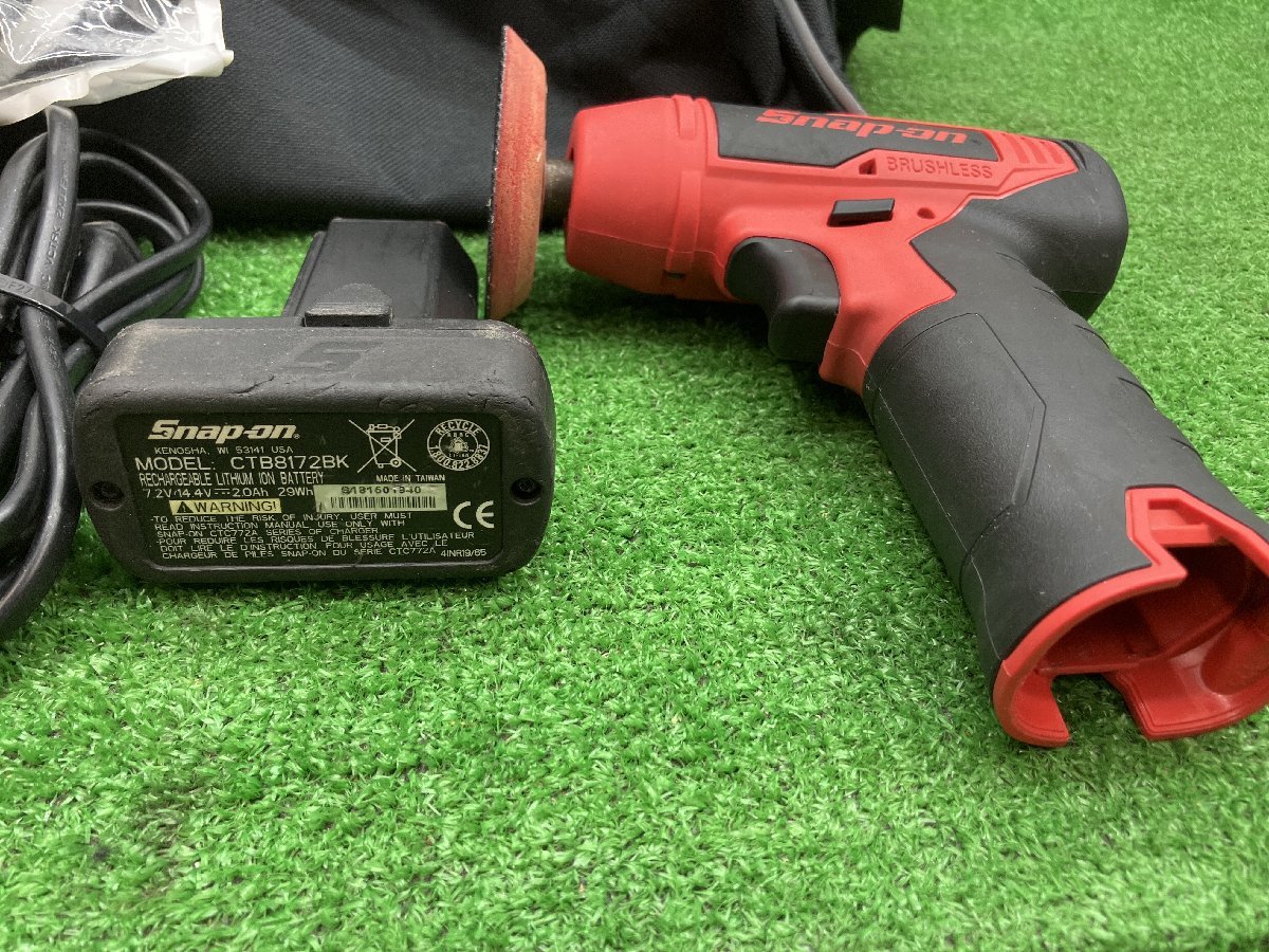 中古動品】Snap-on スナップオン 電動マイクロポリッシャー 中古動品】Snap-on スナップオン 電動マイクロポリッシャー