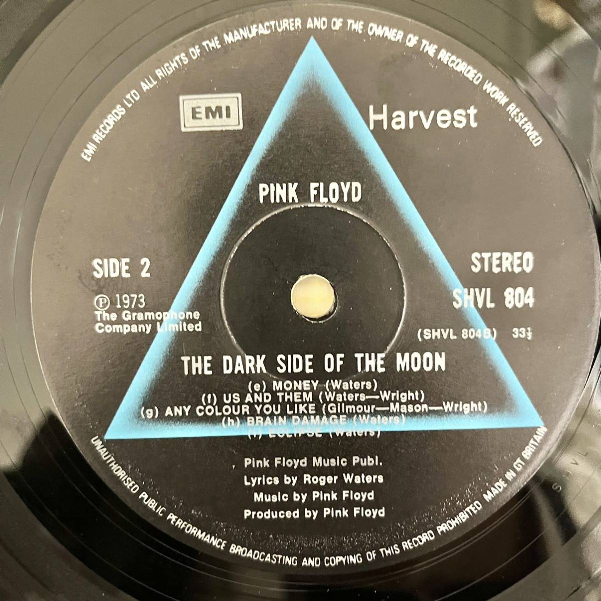 ★［英原盤］Pink Floyd/The Dark Side of the Moon UKオリジ Stereo！超メガレア初期盤！★狂気★ピンクフロイド_画像6