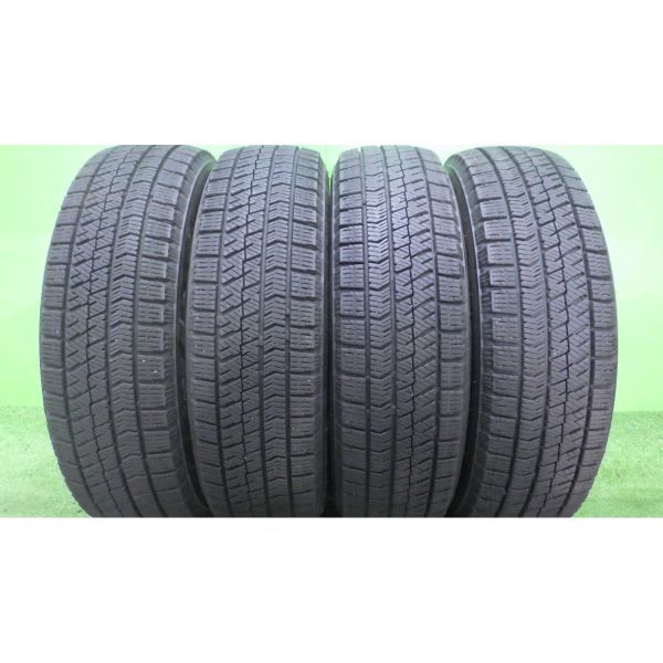 ブリヂストン BLIZZAK VRX2 155/65R14 4本SET■2019年製8~9分山スタッドレス■中古 特筆すべき損傷はなし■帯広市手渡し可■ekワゴン等に_画像1