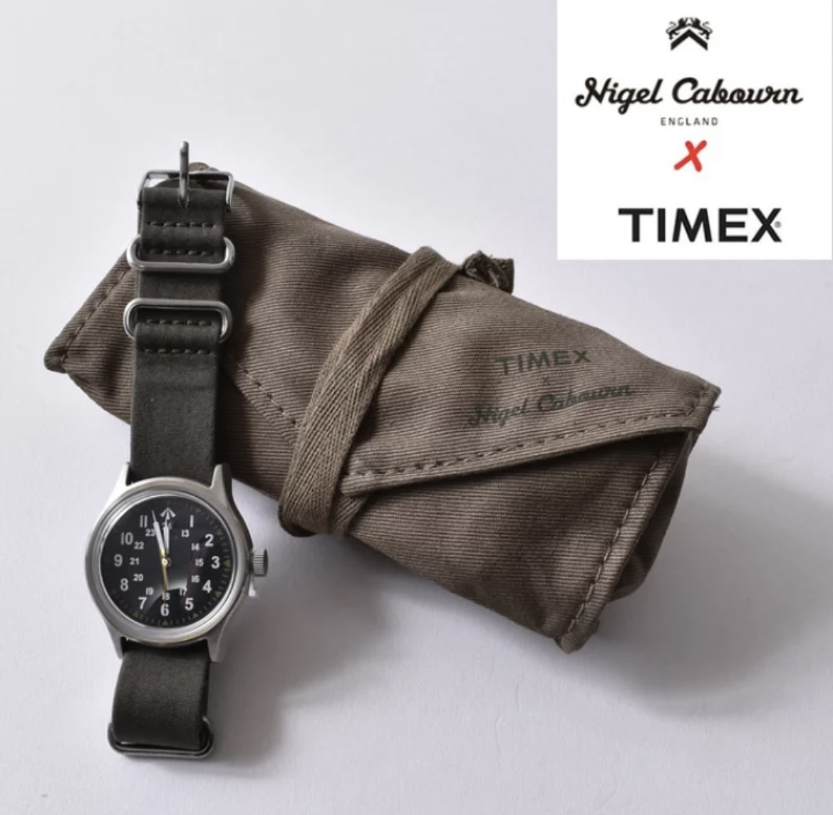 別注 TIMEX x NIGEL CABOURN NAM WATCH ナイジェルケーボン ミリタリー m51 m65 usnavy usarmy 米軍 BOYS market 着用フィッシュテール_イメージです