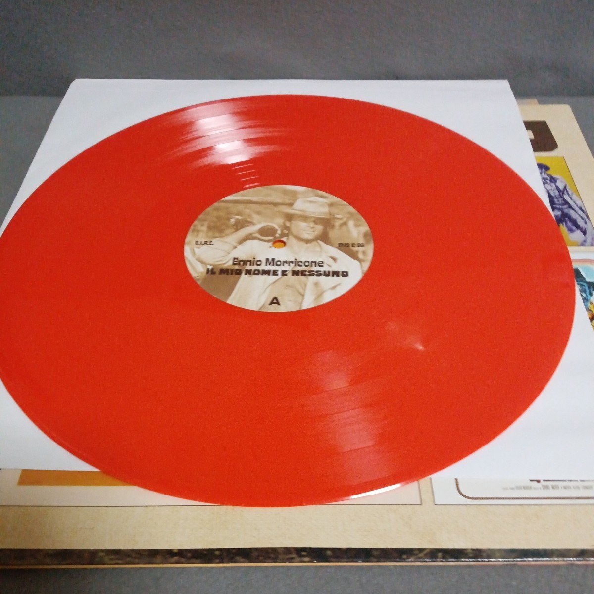 Ennio Morricone - Il Mio Nome E Nessuno ミスター・ノーバディ　サウンドトラック　LP　重量盤　カラー盤　AMS LP 86_画像9
