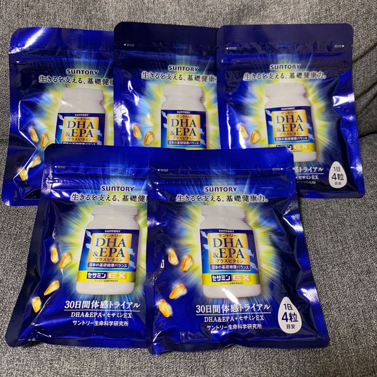 サントリーDHA&EPAセサミンEXプラスビタミン120粒 5袋 Yahoo!フリマ（旧）-