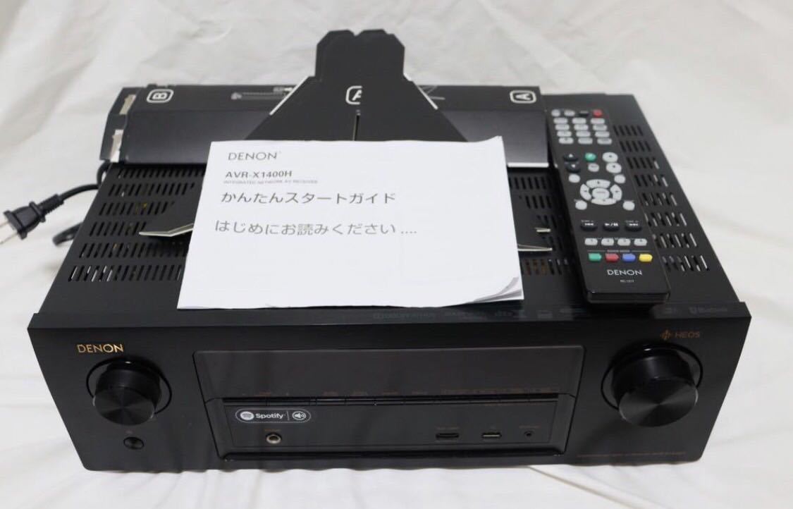 DENON AVR-X1400H　 AVアンプ　デノン　 4K HDR