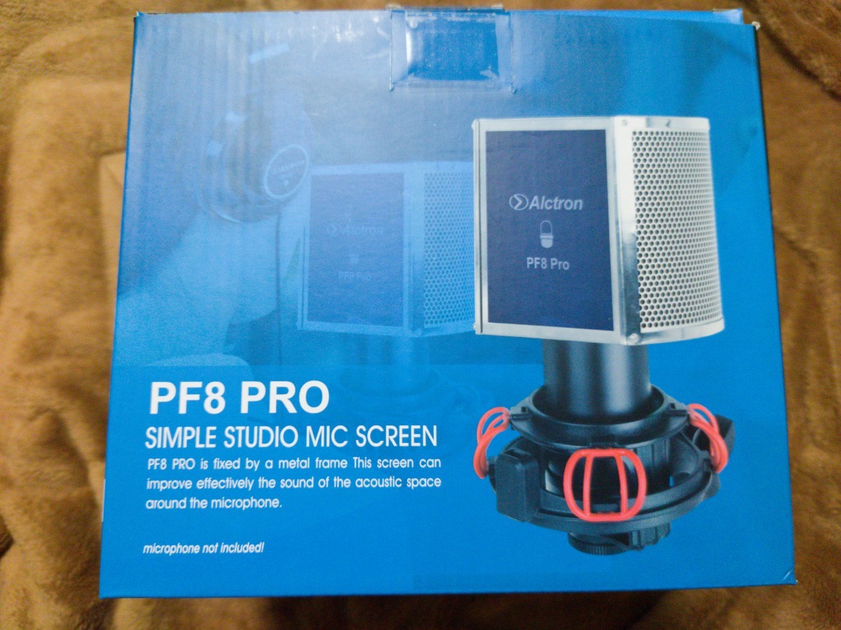 Alctron PF8 PRO Professional Simple Studio Microphone Screen Acoustic Filter Desktop Recording Windscreen_画像1