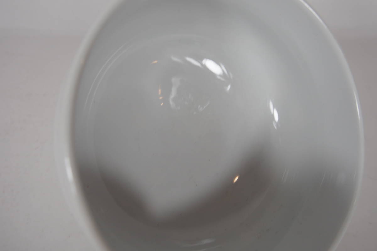 出石焼　白磁　菊彫　　抹茶茶碗　在銘　　　茶道具　23　1109－28－2_画像6